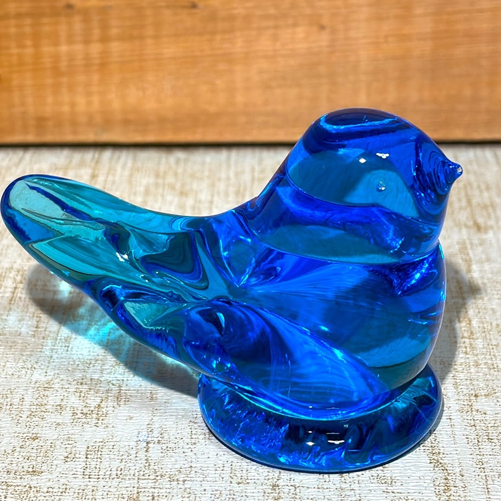 Vintage - 1987 Leo Ward Blue Bird of Happiness - Terra Studios